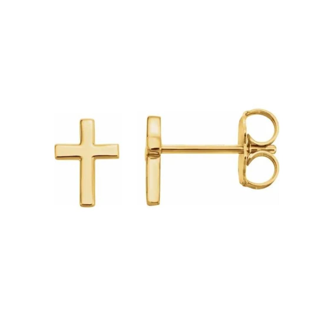 Mini Cross Stud Earrings