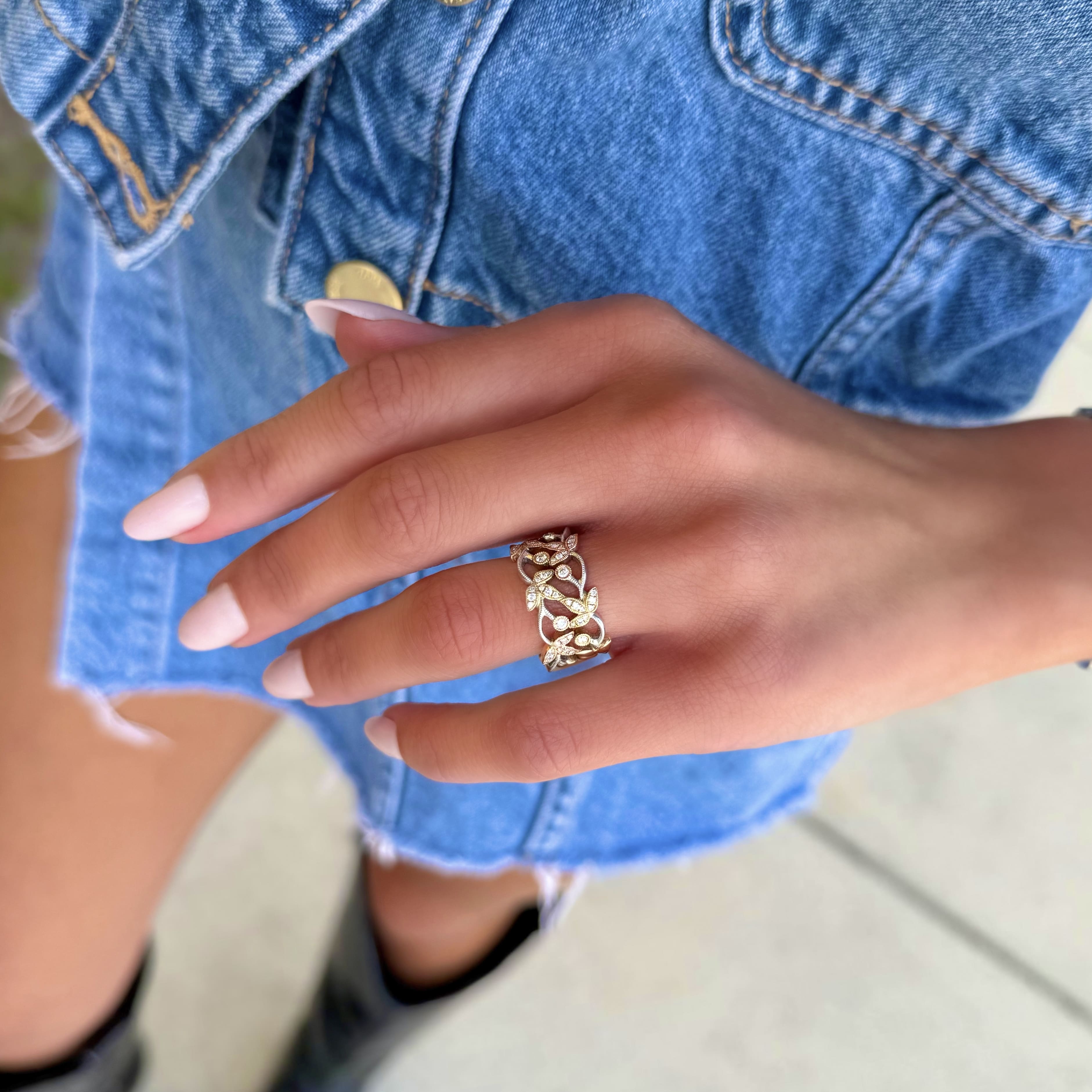 Diamond Vine Ring
