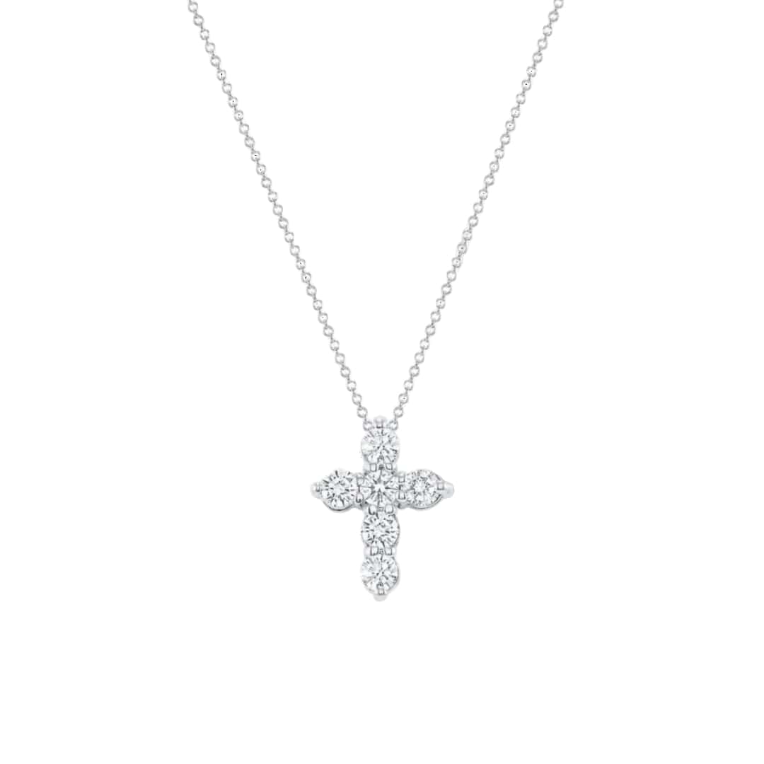 Baby Diamond Cross Necklace