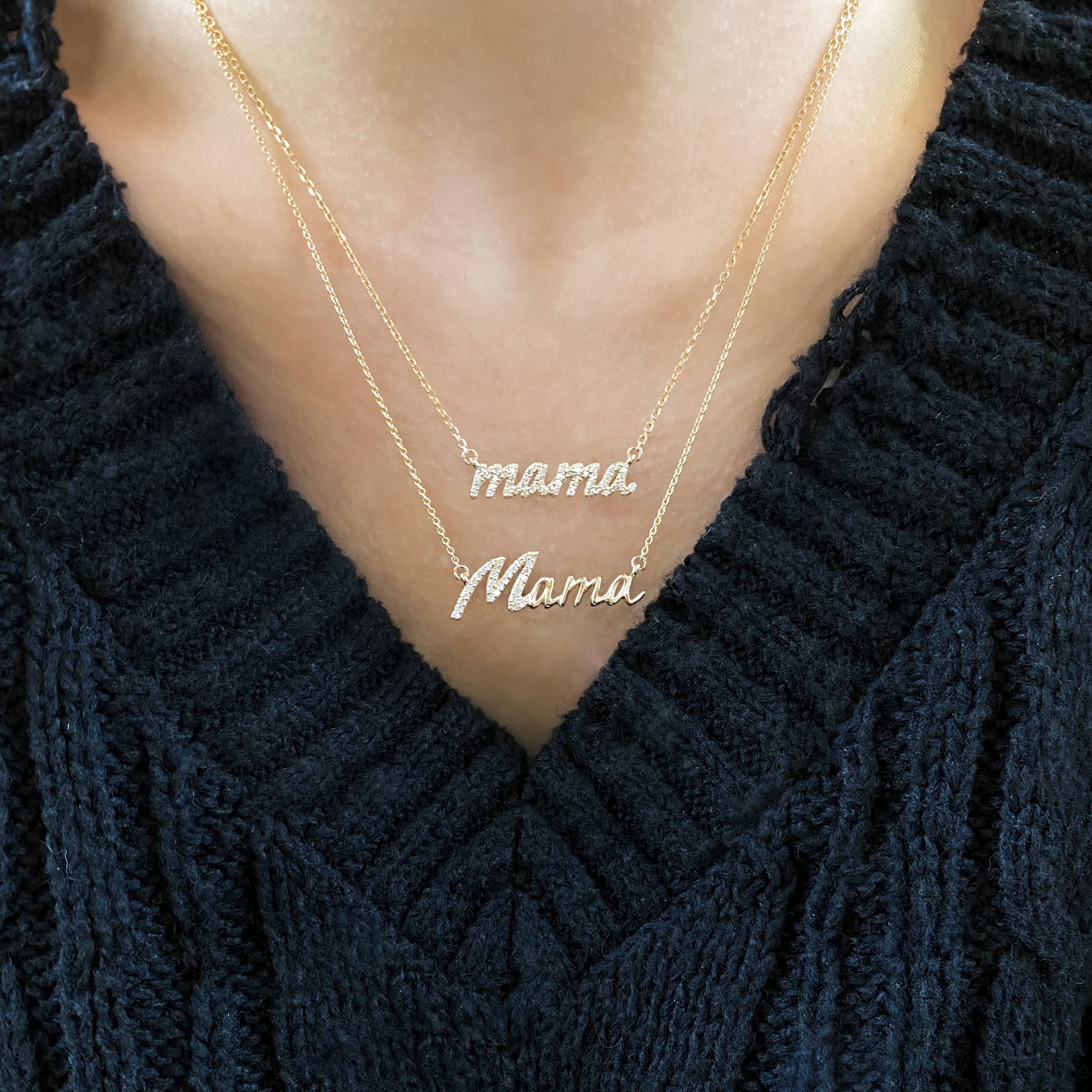 Mama Diamond Necklace – Diamonds on Diana