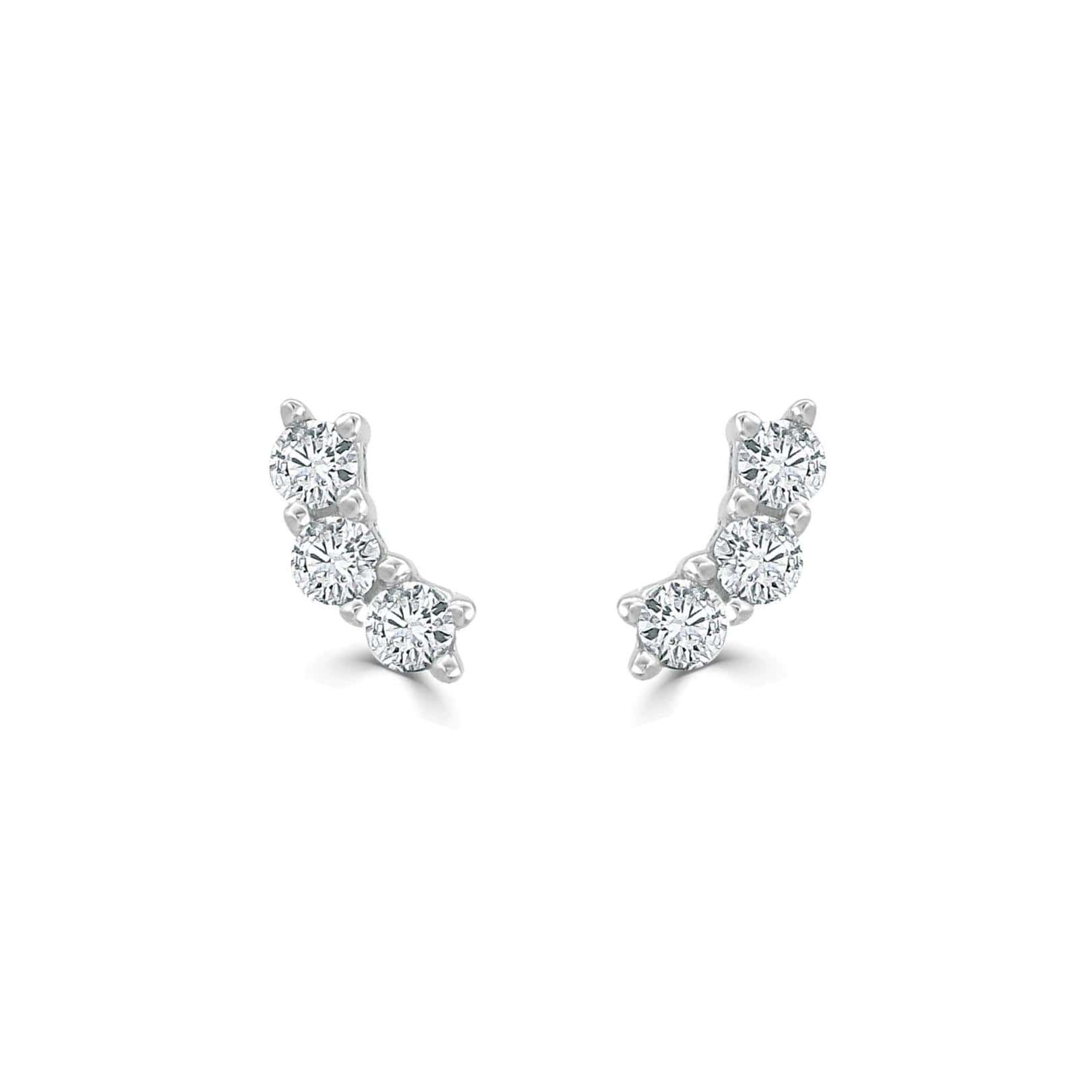 Mini Diamond Trio Studs