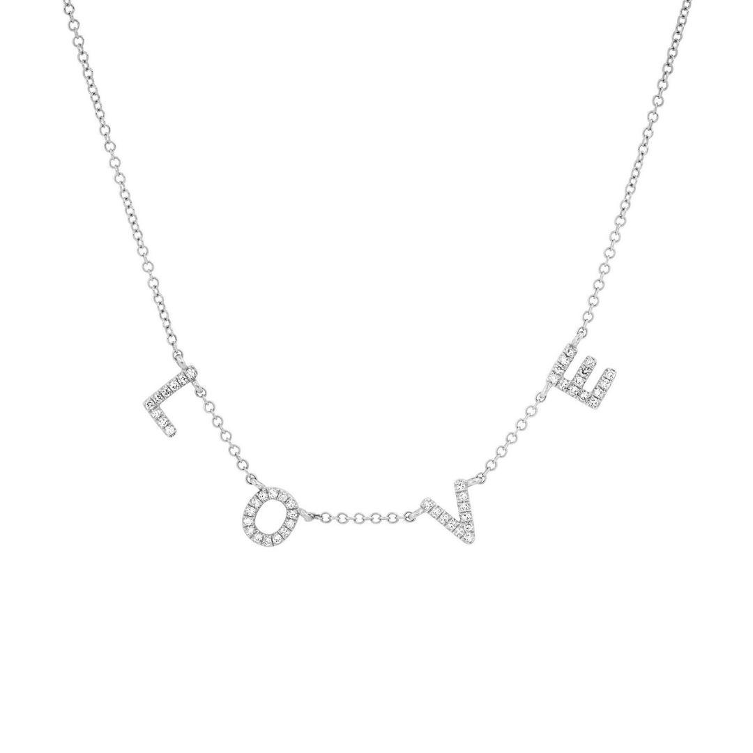 Love Letters Diamond Necklace