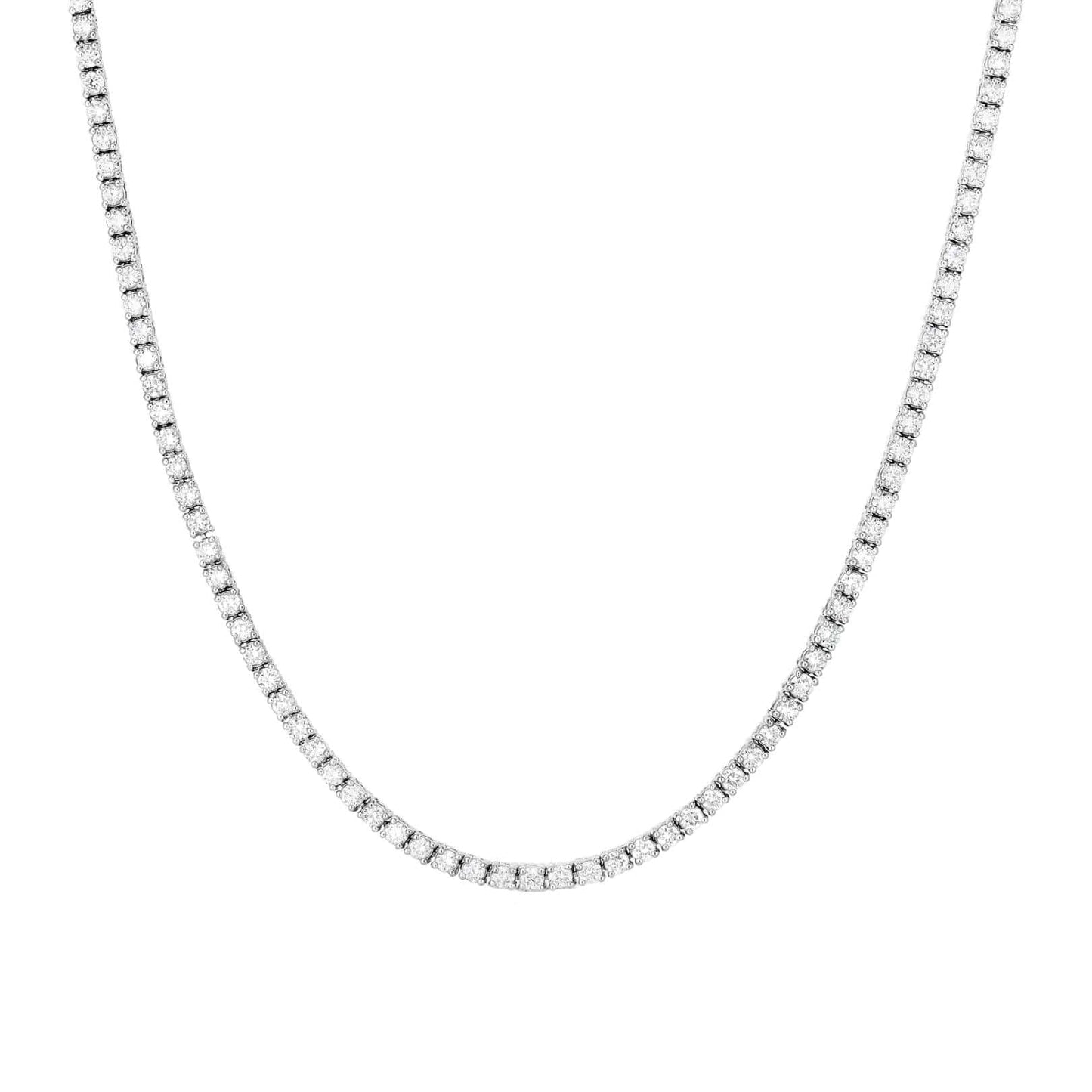 9.04ct Diamond Tennis Necklace