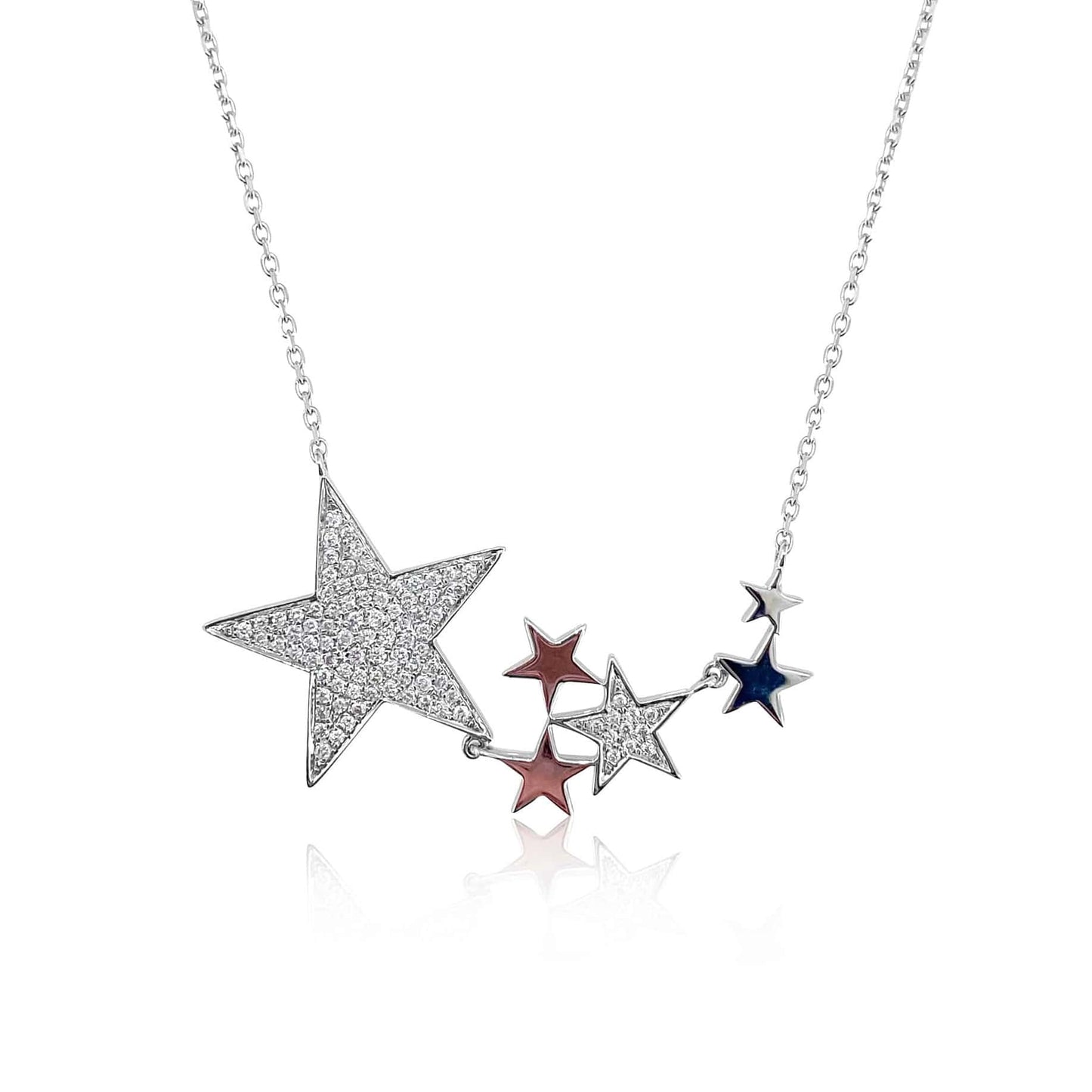 Pavé Diamond Constellation Necklace