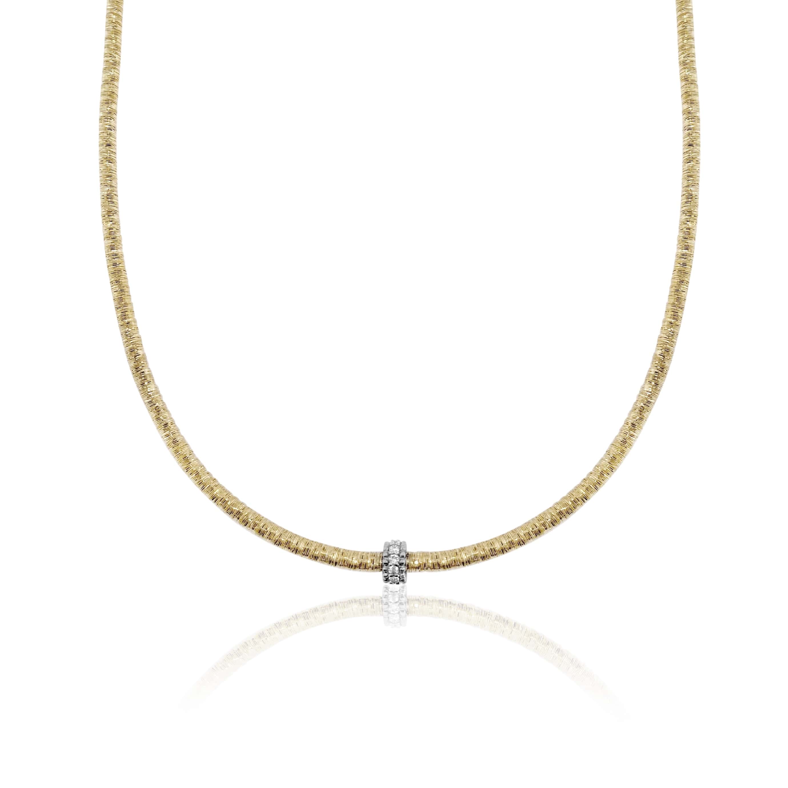 Italian Diamond Accent Necklace