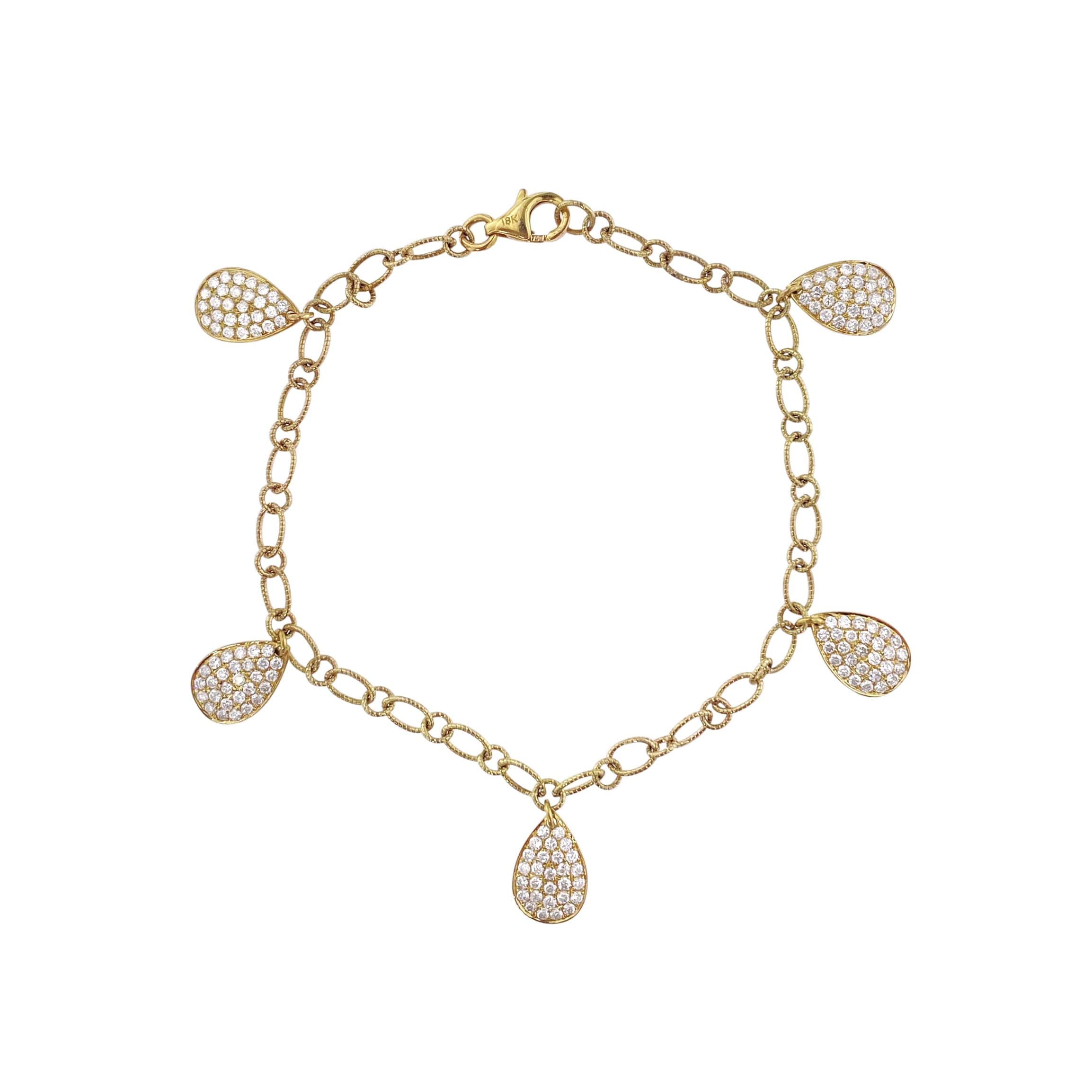 Teardrop Diamond Bracelet