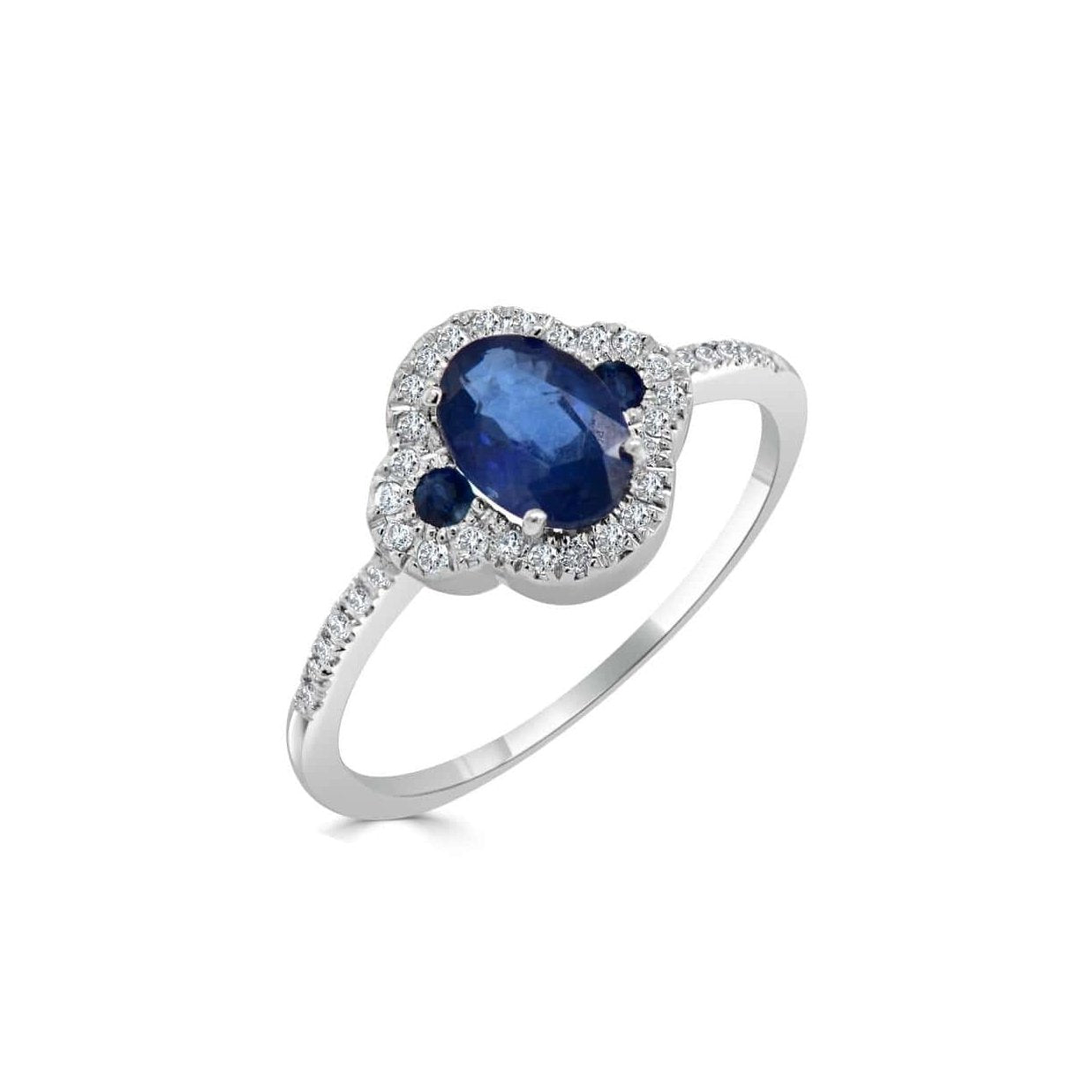 Sapphire and Diamond Ring