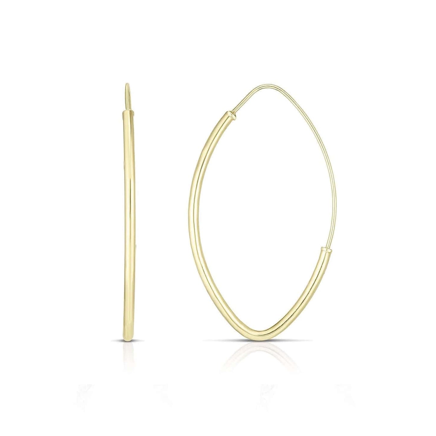 Endless Marquise Hoops