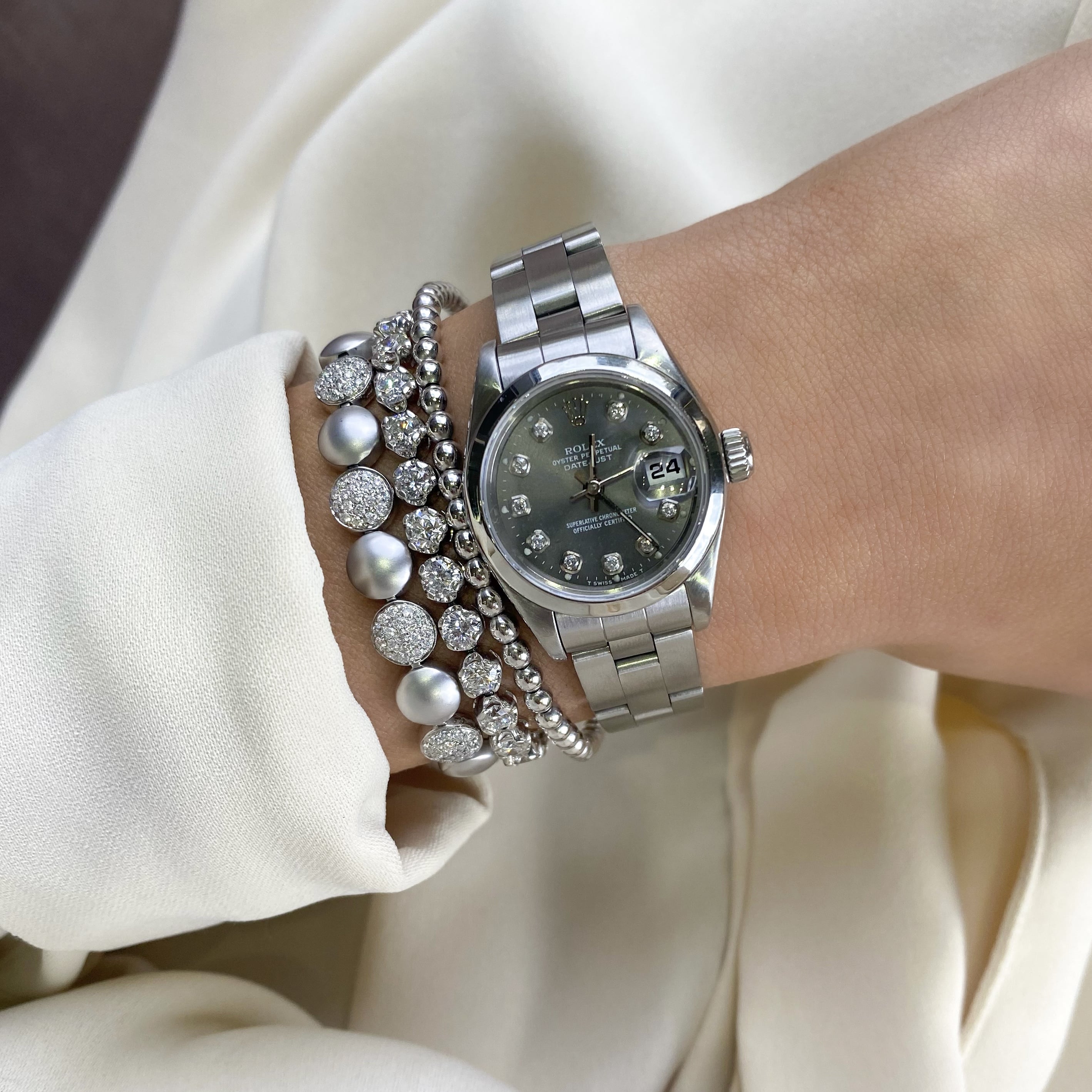 Rolex bead sale bracelet