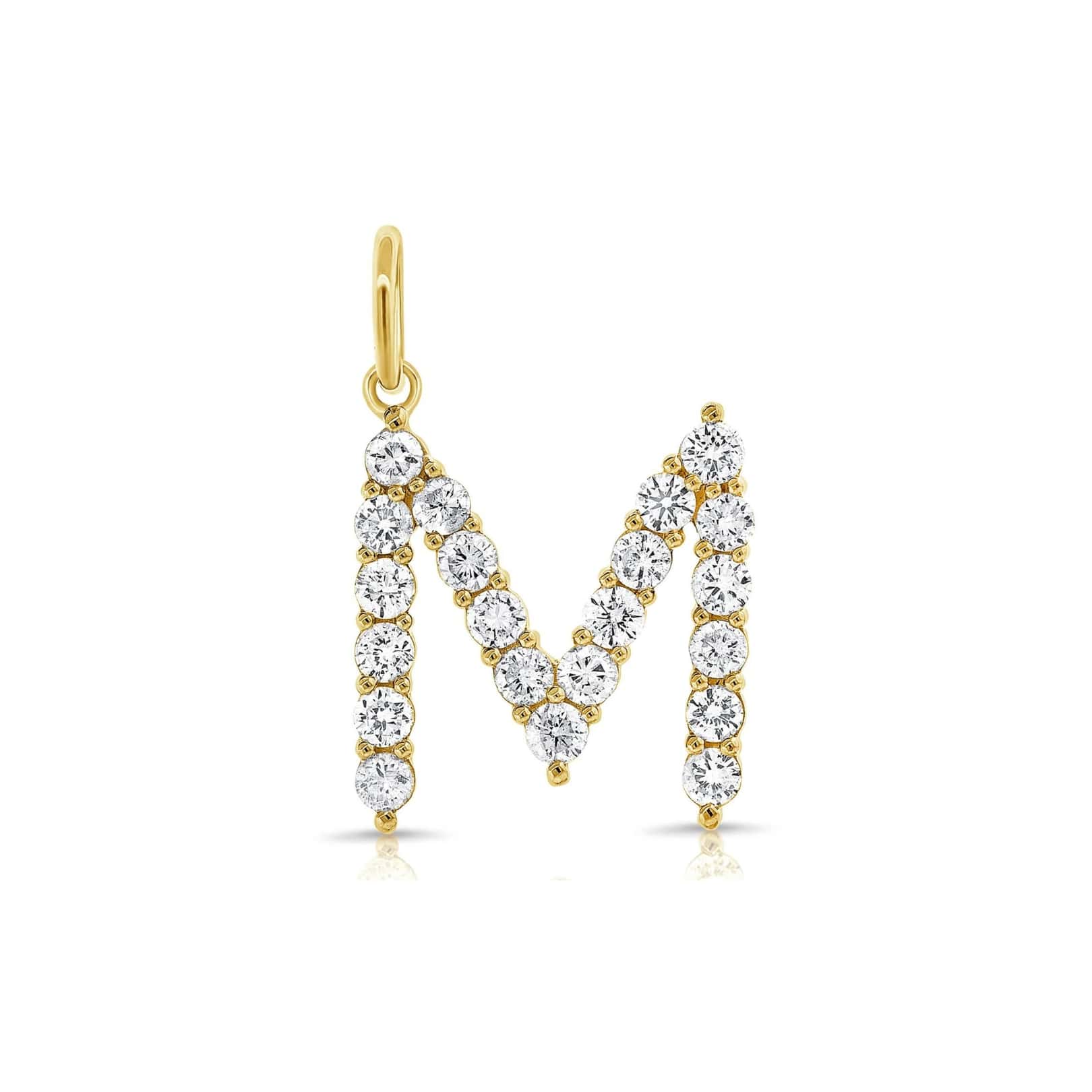 Jumbo Diamond Initial Charm